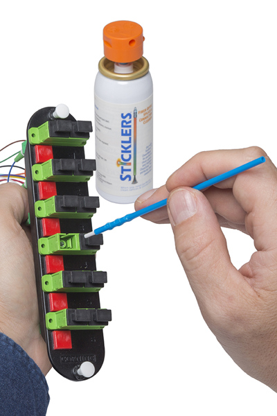 Cleaning stick for 2.5mm ferrules (SC, FC, ST, etc.) - S25 Cleanstixx